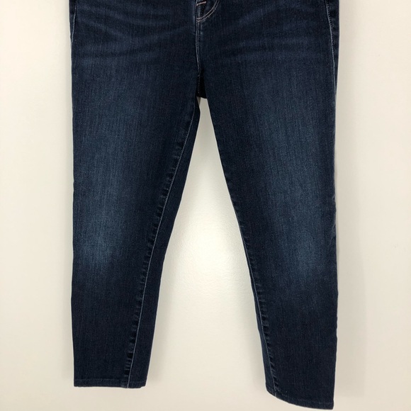 Good American Good Legs Crop Jeans in Blue 260 Size 2/26 - Picture 5 of 11